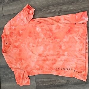 Lululemon Large Running Tee tie dye color